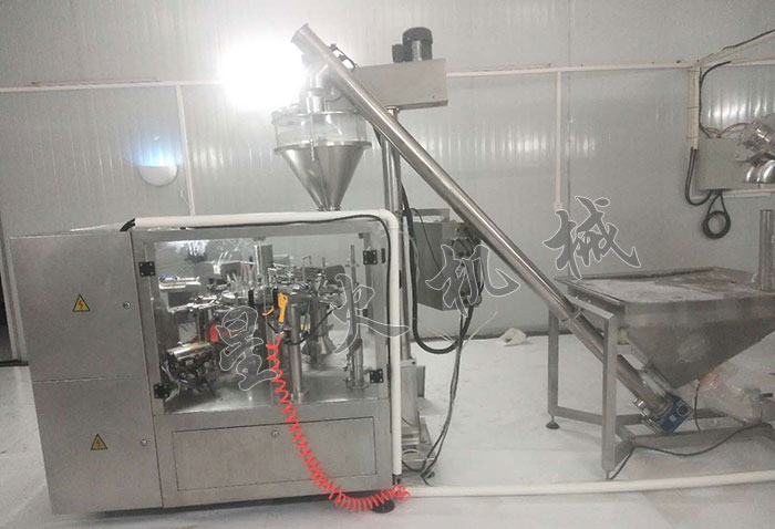 酸梅粉包裝機應用現場