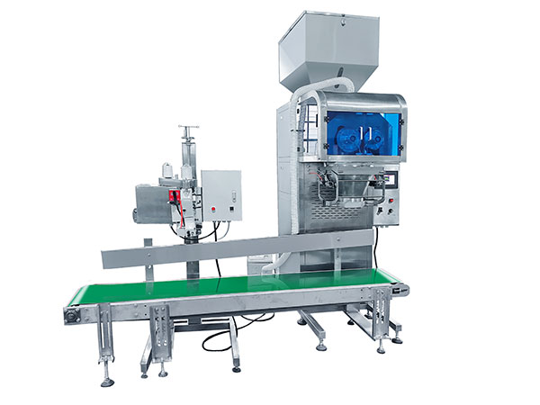 全自動飼料包裝機-25kg飼料顆粒定量包裝機