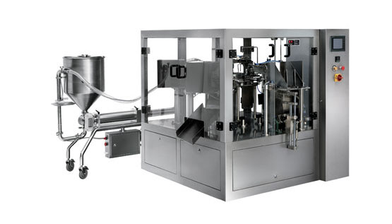 自動化醬料包裝機定製銷售-全自動醬料包裝機設備生產流水線細節圖