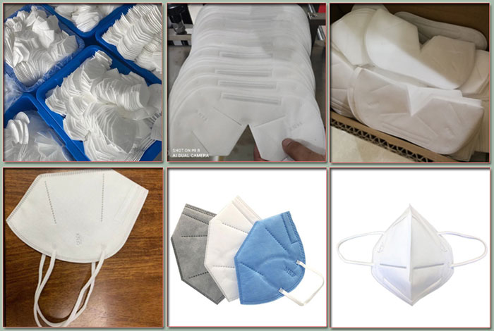 成都口罩機廠家 成都全自動口罩機廠家樣品展示