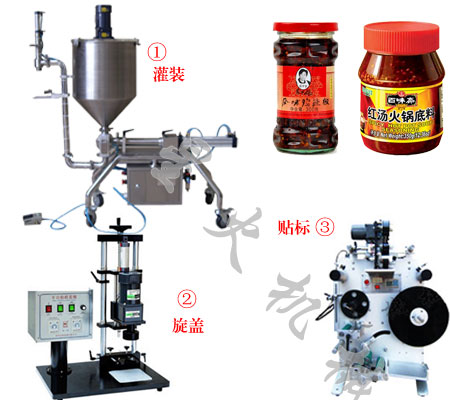 辣椒醬灌裝機