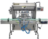 6頭臥式攪拌醬料灌裝機